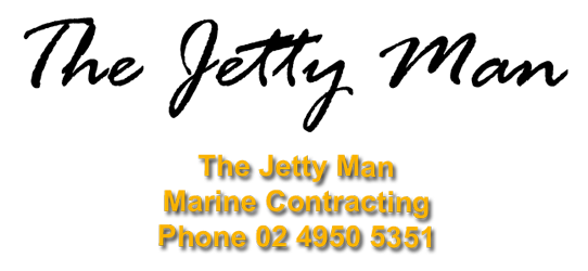 Jetty Man Marine Contractor Lake Macquarie  Logo