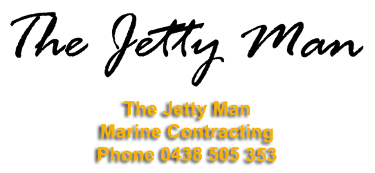 Jetty Man Marine Contractor Lake Macquarie  Logo